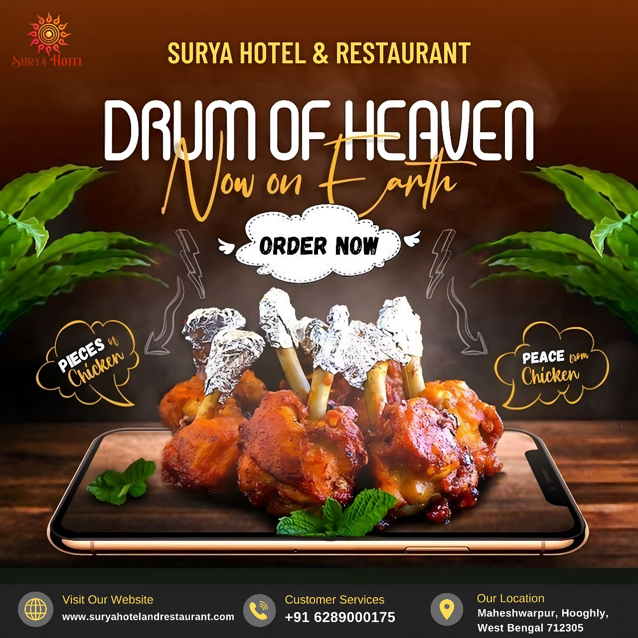 Masala Roast Chicken Pieces